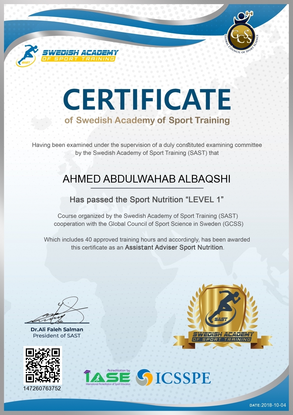 Ahmed Abdulwahab Albaqshi